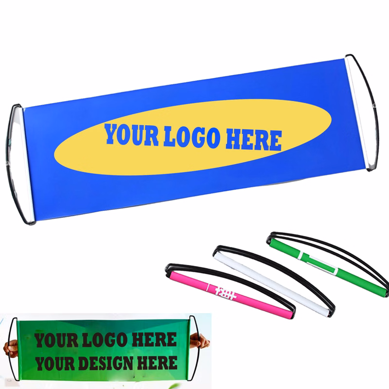 Handheld Retractable Banner Roll up Banners MOQ50