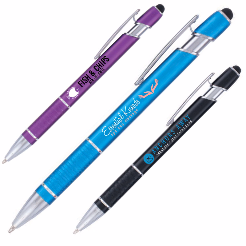 Vector Stylus Metal Pen (Full Color Imprint)