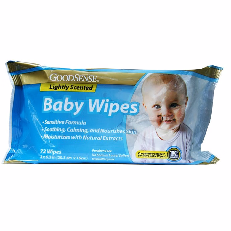 Baby Wipes - Lightly Scented 72 Pack