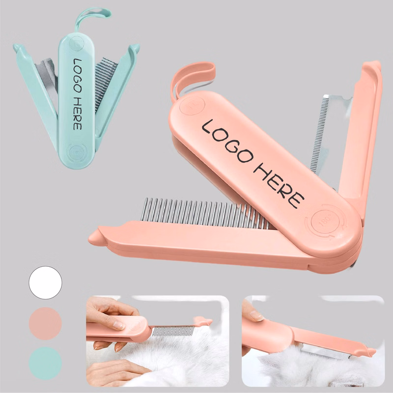 Cat Dog Hair Brush for Deshedding Double Sided Pet