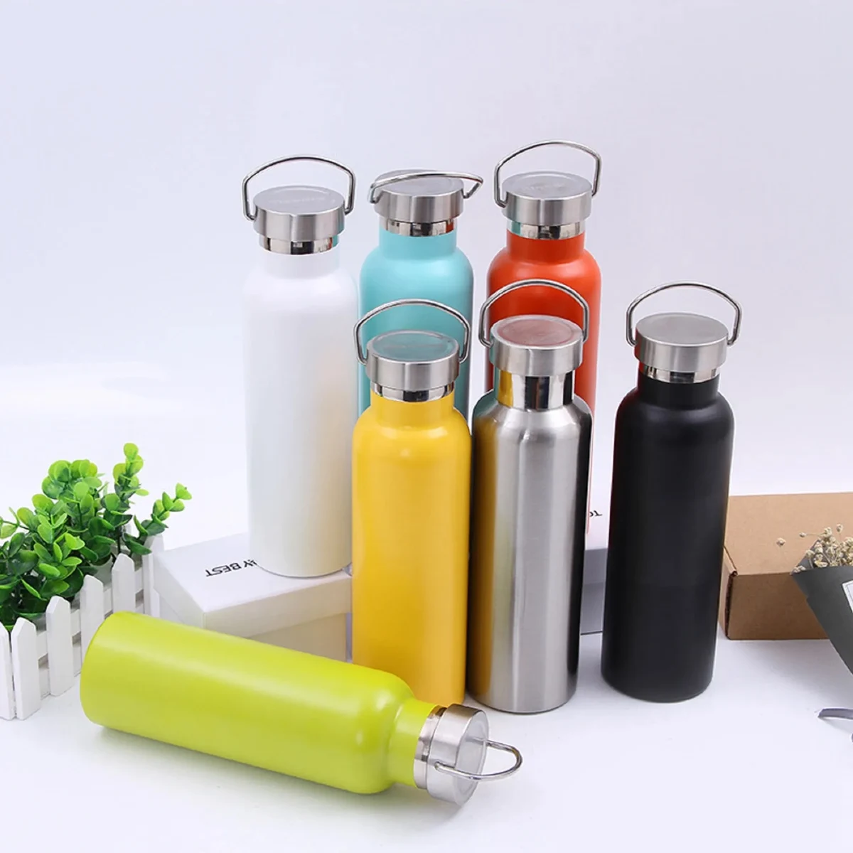 17 OZ Stainless Steel Hot Water Sport Bottle, custom water bottle with logo imprint 1