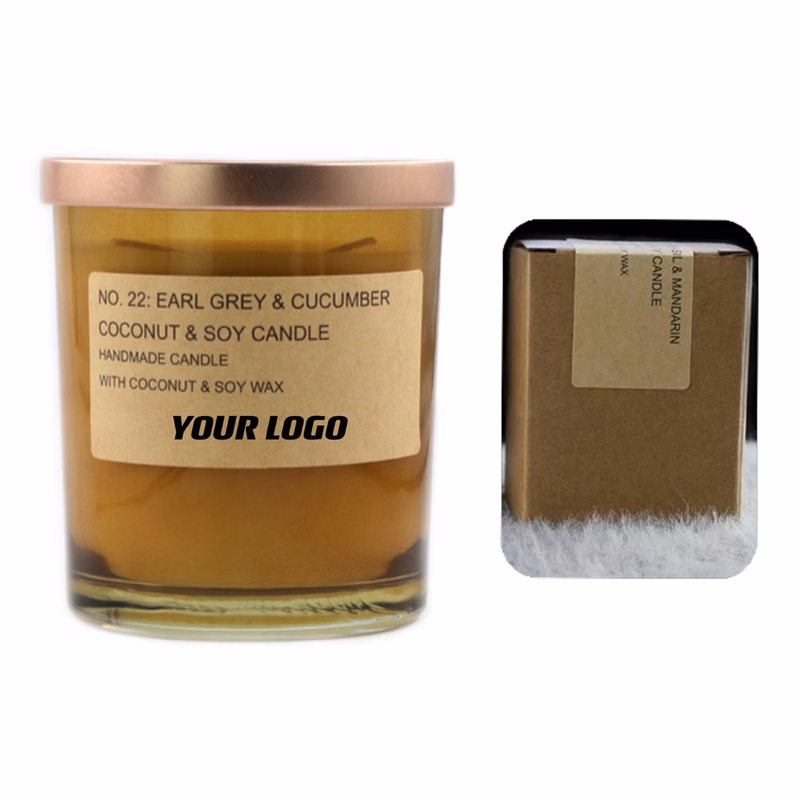 MOQ 10 pcs Aromatic Soy Wax Candle