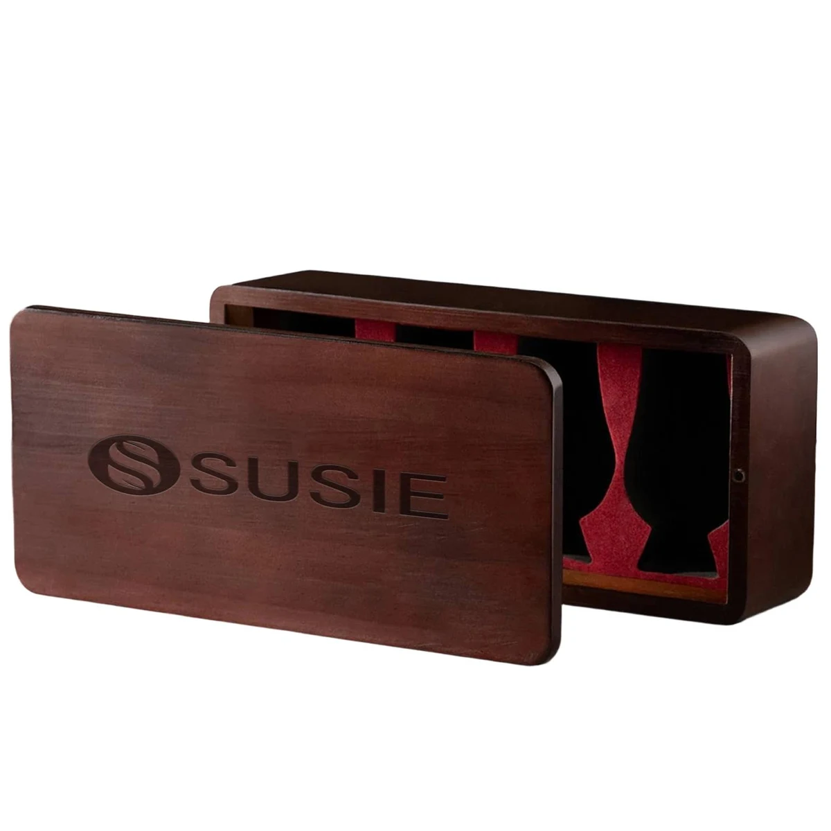 Wooden Wine Glass Storage Box 1