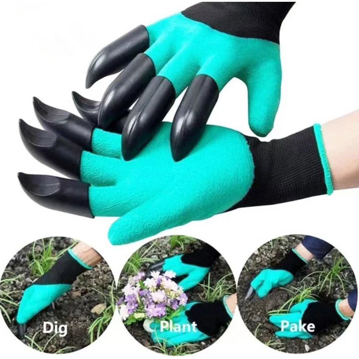 Garden Gloves with Claws 1