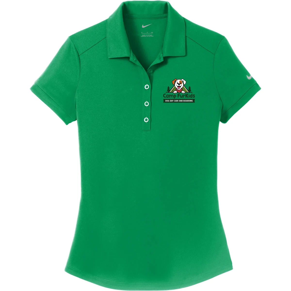 NIKE(R) LADIES DRI-FIT PLAYERS MODERN FIT POLO 1