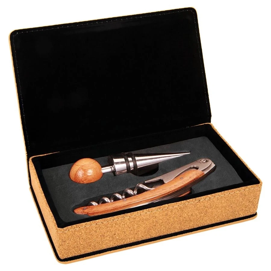 Cork 2-Piece Wine Tool Set 1