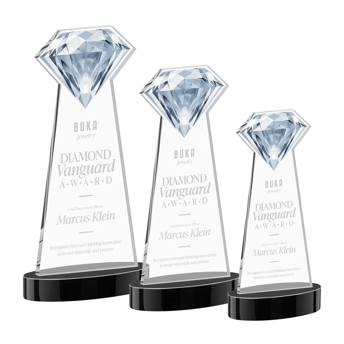 Gemstone Award on Alberton Base - Black 1