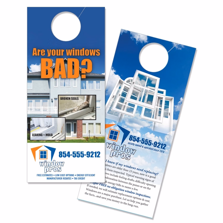 Door Hanger - 4" x 9"