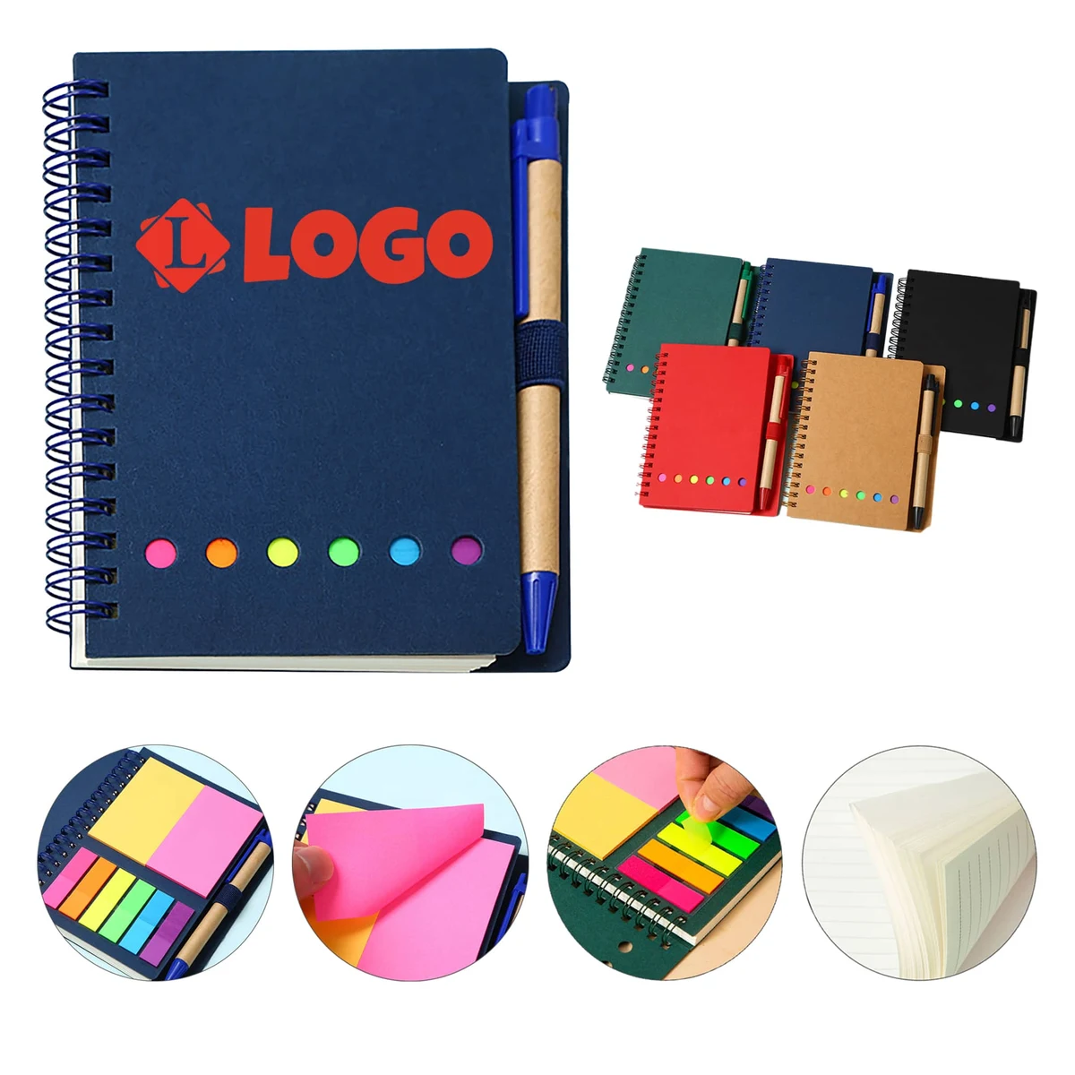 Organized Sticky Notebook 1