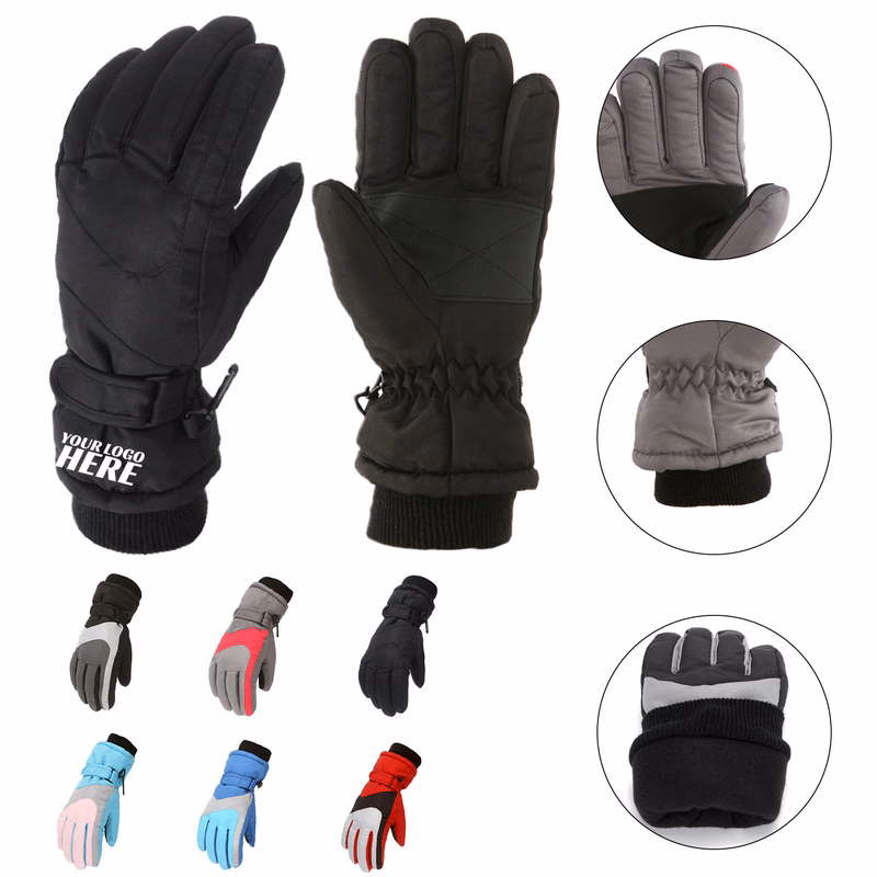 Kids Waterproof Winter Snowing Gloves 