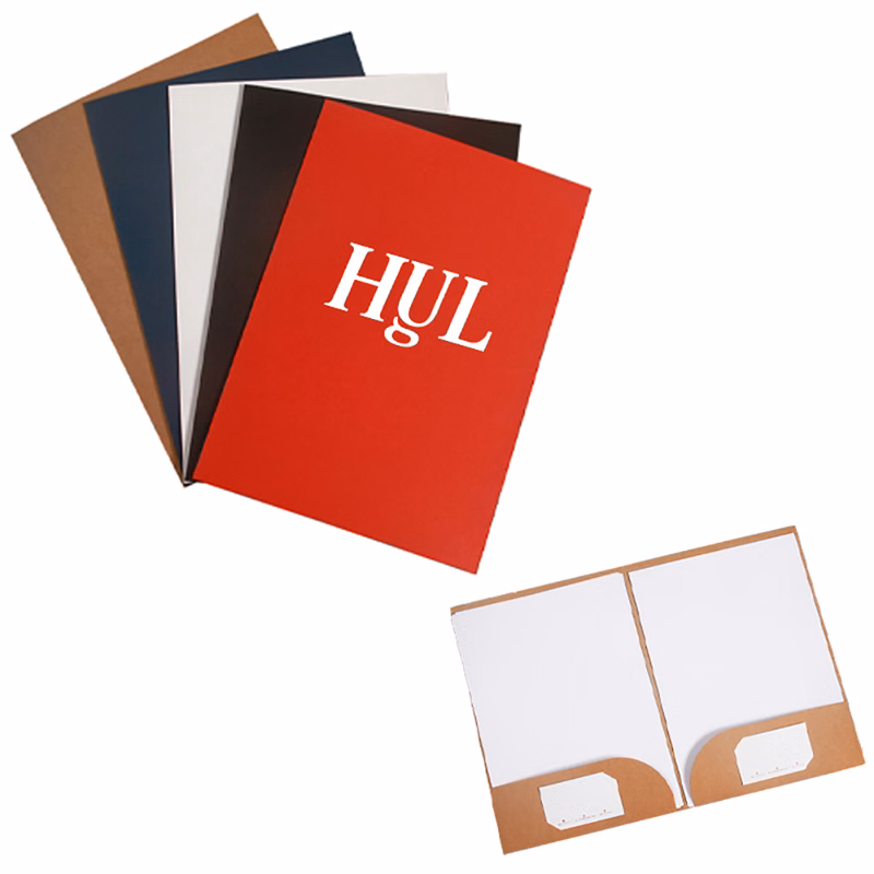 Two Pockets Paper Presentation Folder
