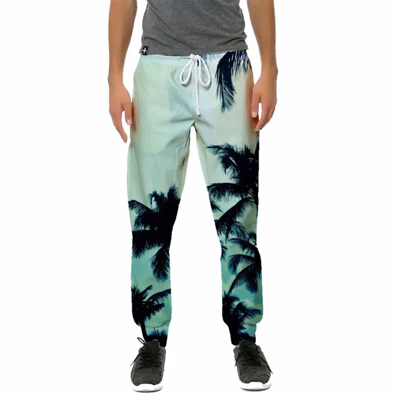 Unisex 75D Pique Sublimation Full Color Long Pants