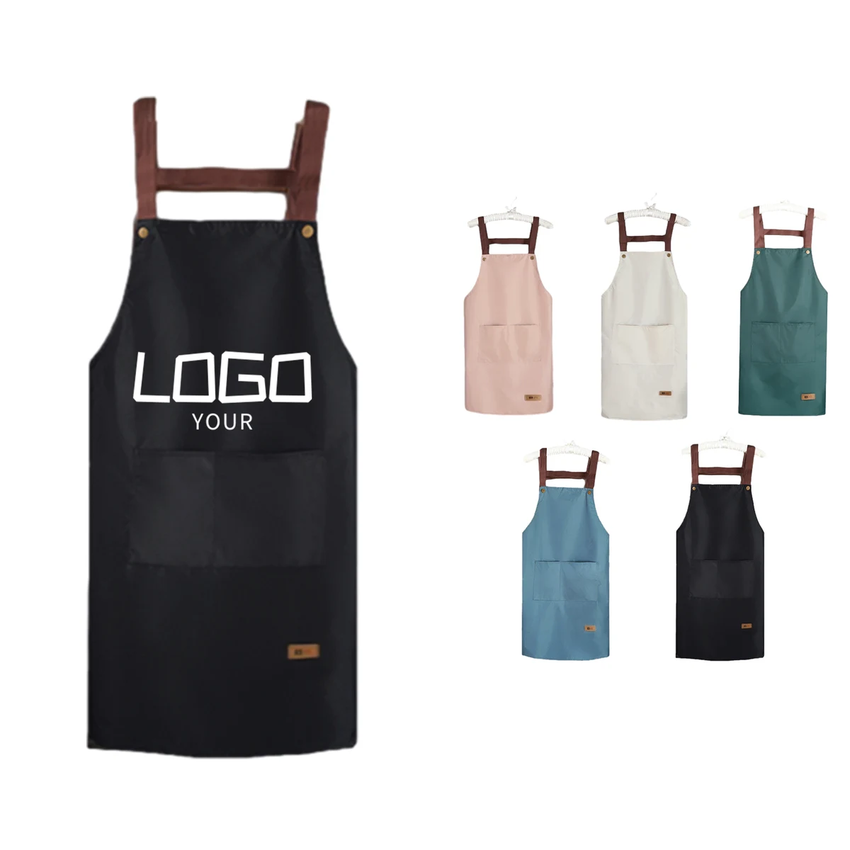 Double Shoulder Strap Apron 1