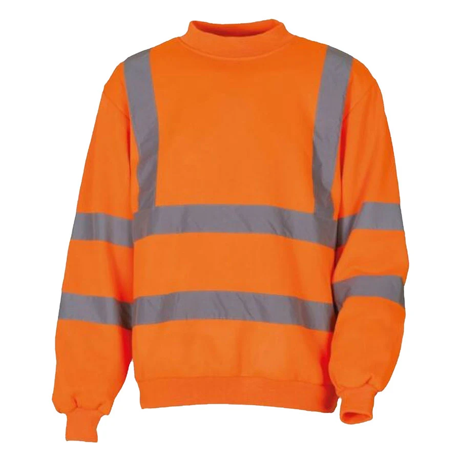 VISIPRO Reflective Safety Sweatshirt with Bands & Brace - 1