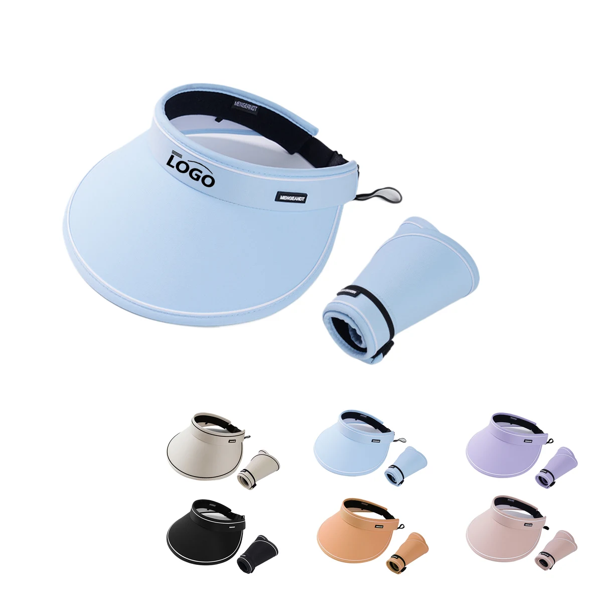 UV Protective Wide Brim Visor Cap 1