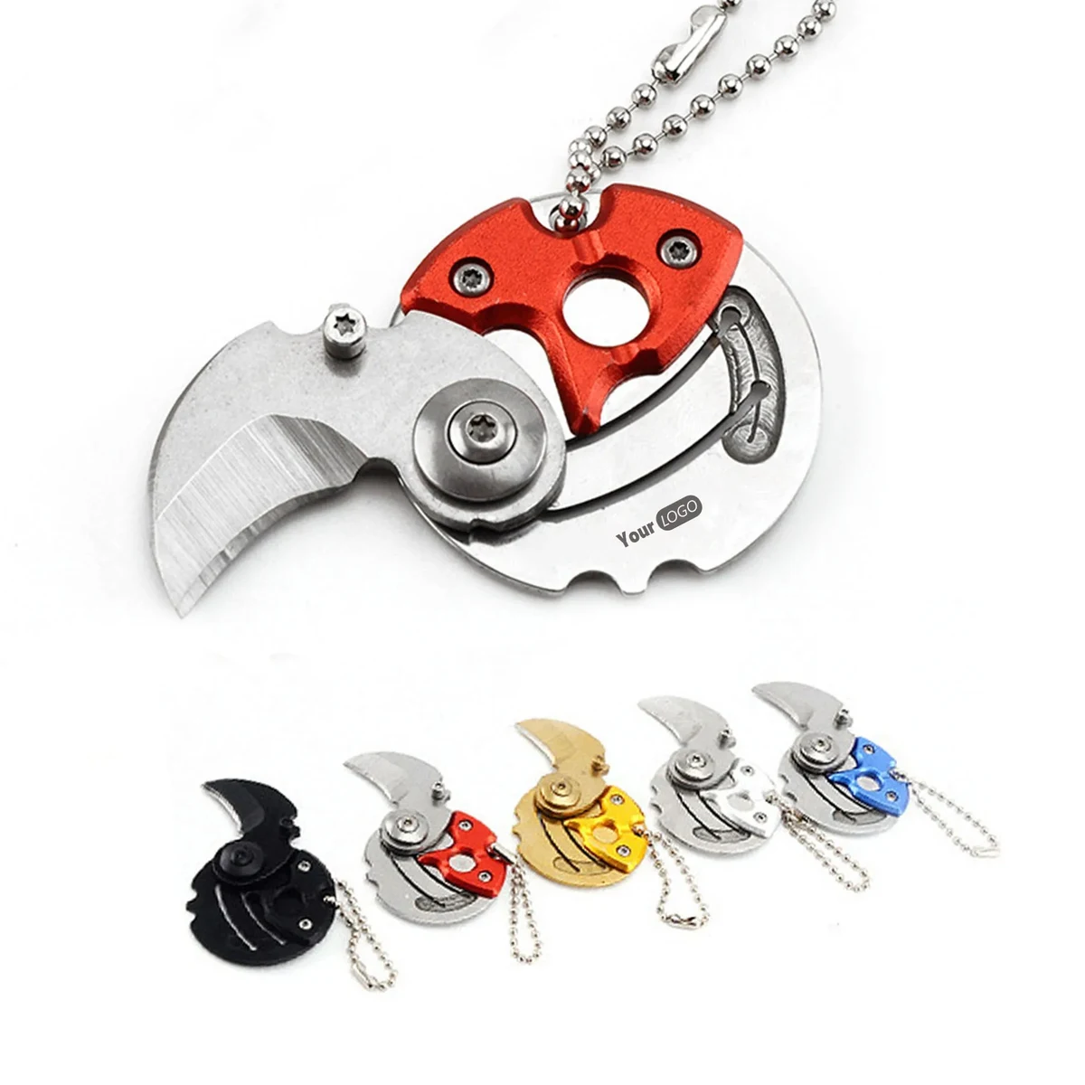 Stainless Steel Mini Outdoor Folding Knife 1