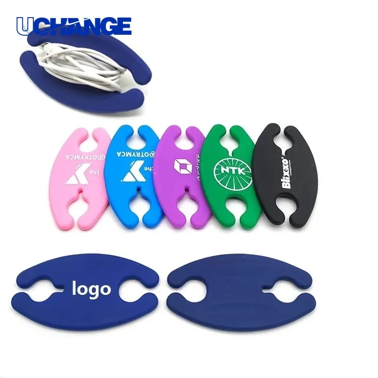 Silicone Cord Wrap Earphone Organizer for Travel 1