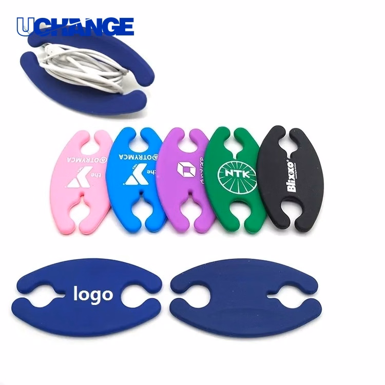 Silicone Cord Wrap Earphone Organizer for Travel