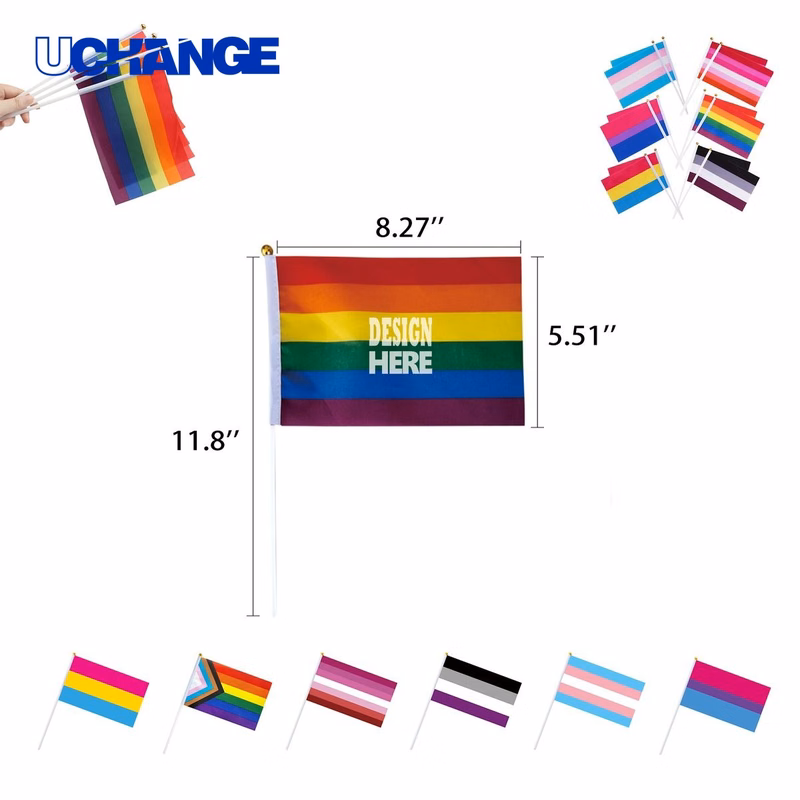 Mini Hand-Waving Stick Flag