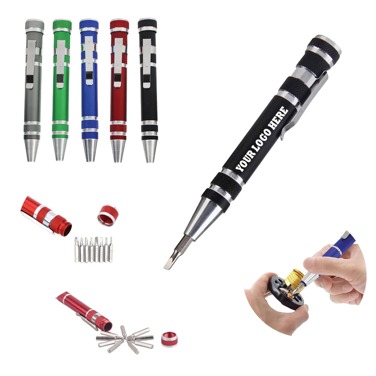 8 ln 1 Mini Magnetic Hand Pen Screwdriver Set 1
