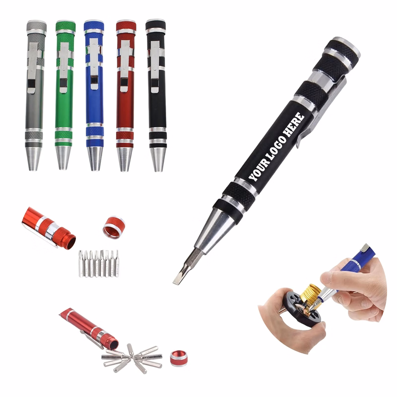 8 ln 1 Mini Magnetic Hand Pen Screwdriver Set