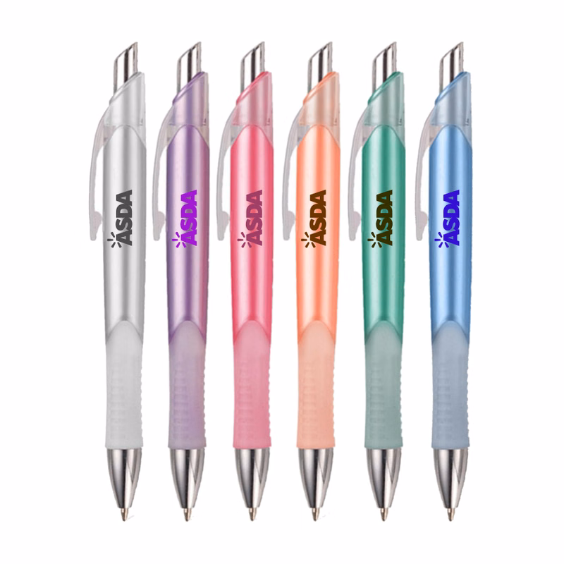 Union Printed - Pastel Wave Barrel Click Pen