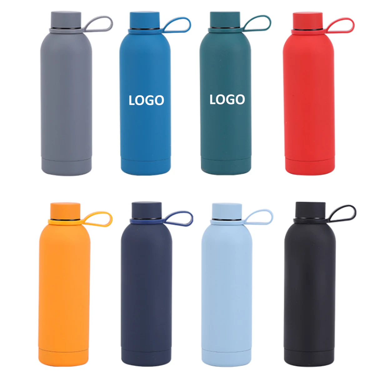 17 oz Vacuum Insulated Water Bottle With Rope 1