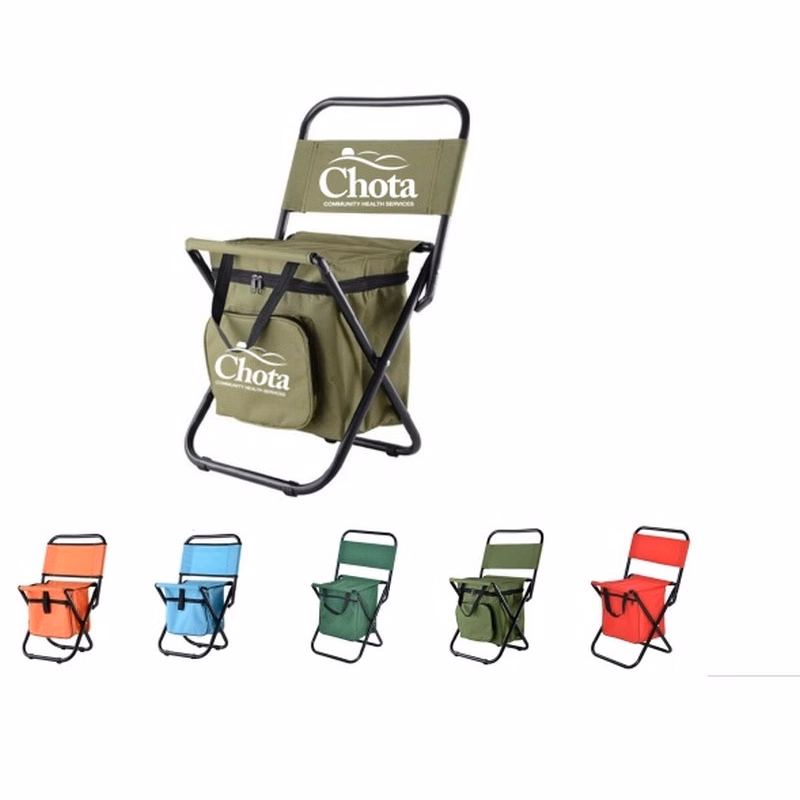 Camping Chair with Cooler Insulated Bag
