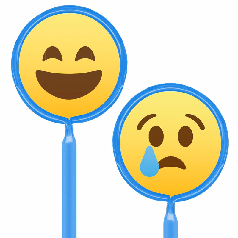 Inkbend Standard Billboard Pens W/ Emoji Laughing / Sad Stock Insert