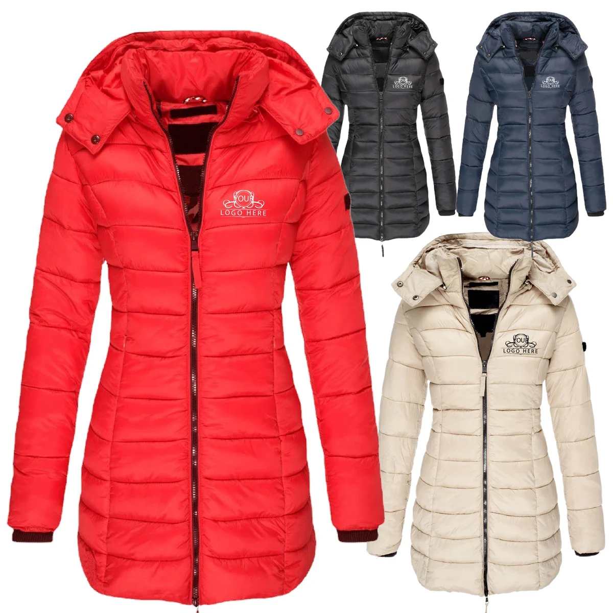 Lightweight Hooded Puffer Jacket 1