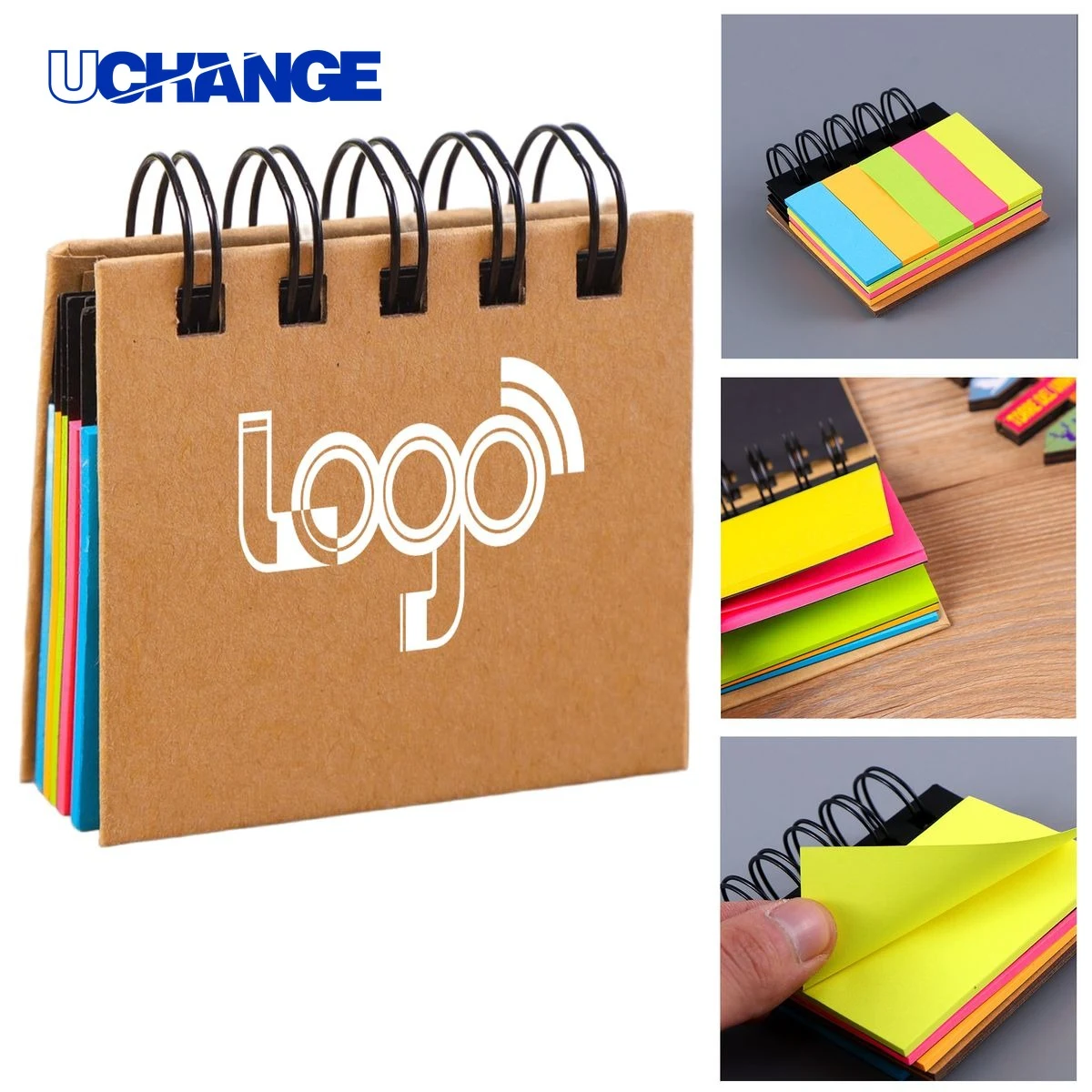 Customizable Mini Notebook with Index Stickers 1