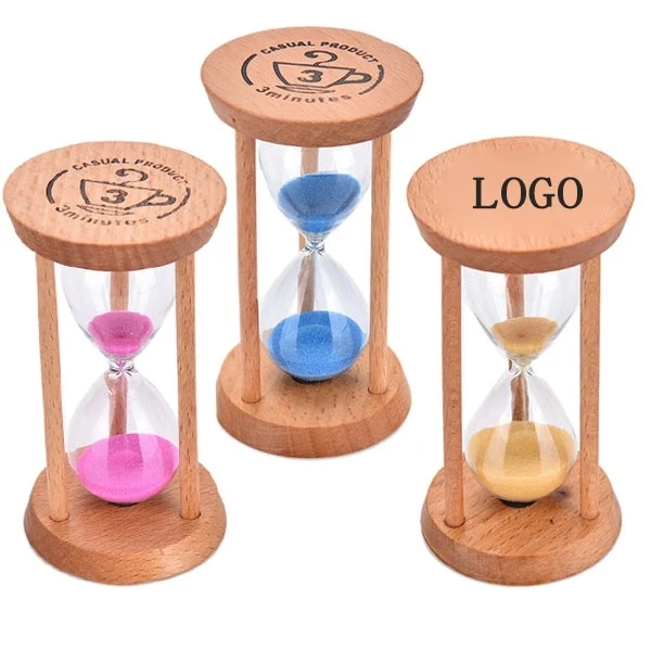 3 Mins Wooden Frame Sandglass 1