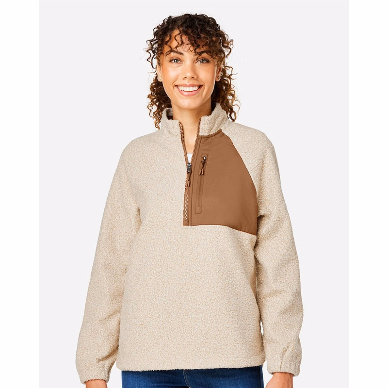 Women's Aura Sweater Fleece Quarter-Zip Pullover - NE713W