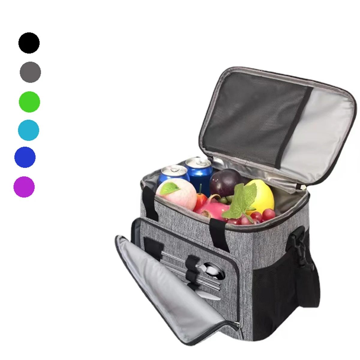 Double Leaves Large Lunch Bag 1