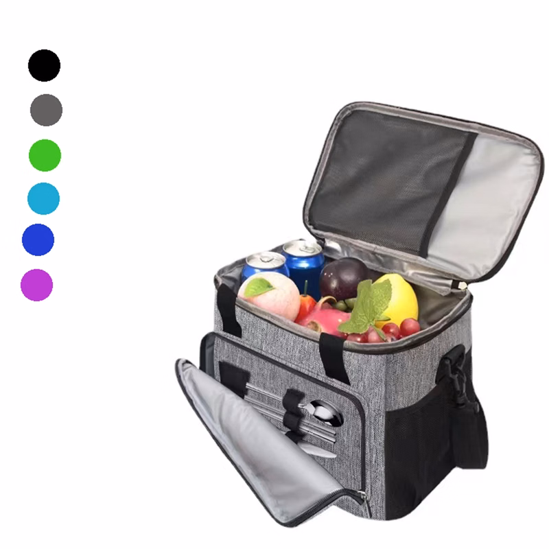 Double Leaves Large Lunch Bag