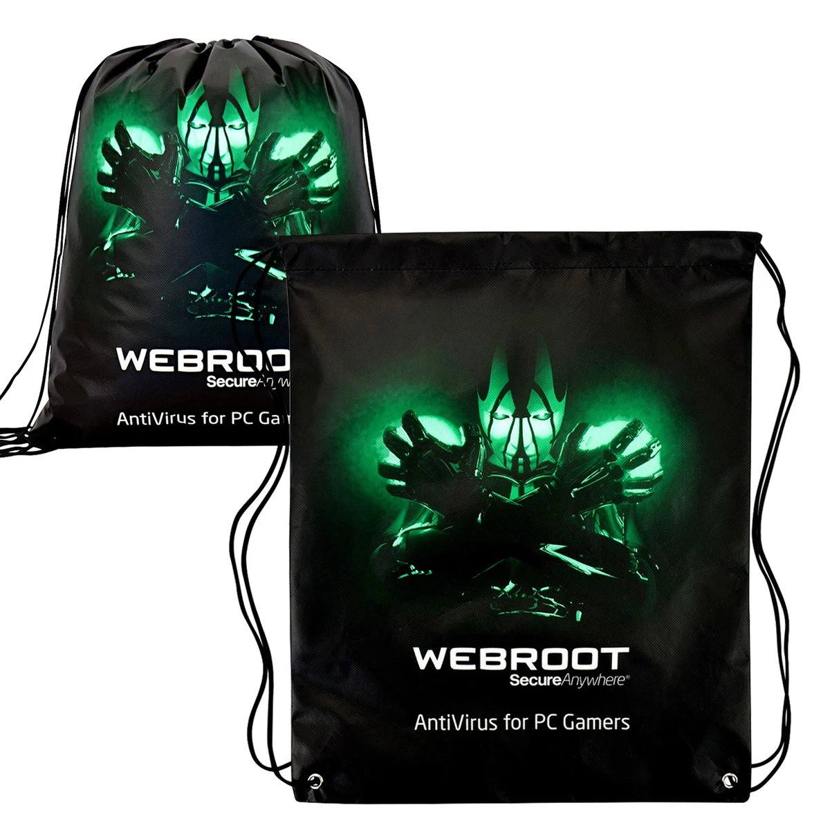 Custom 100g Laminated Non-Woven PP Drawstring Backpack 14"x17.75" 1