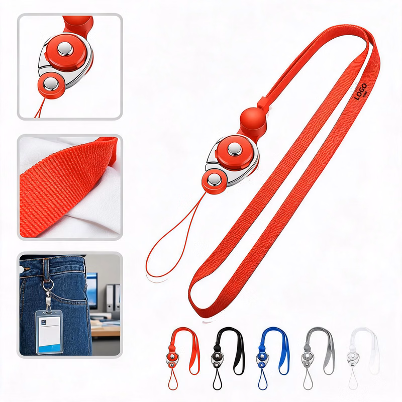 Detachable Neck Cell Phone Finger Ring Lanyard