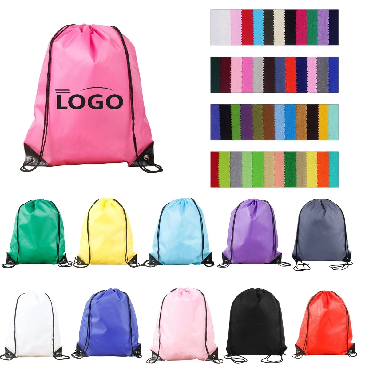Lightweight Drawstring Backpack for Gym and Travel 1