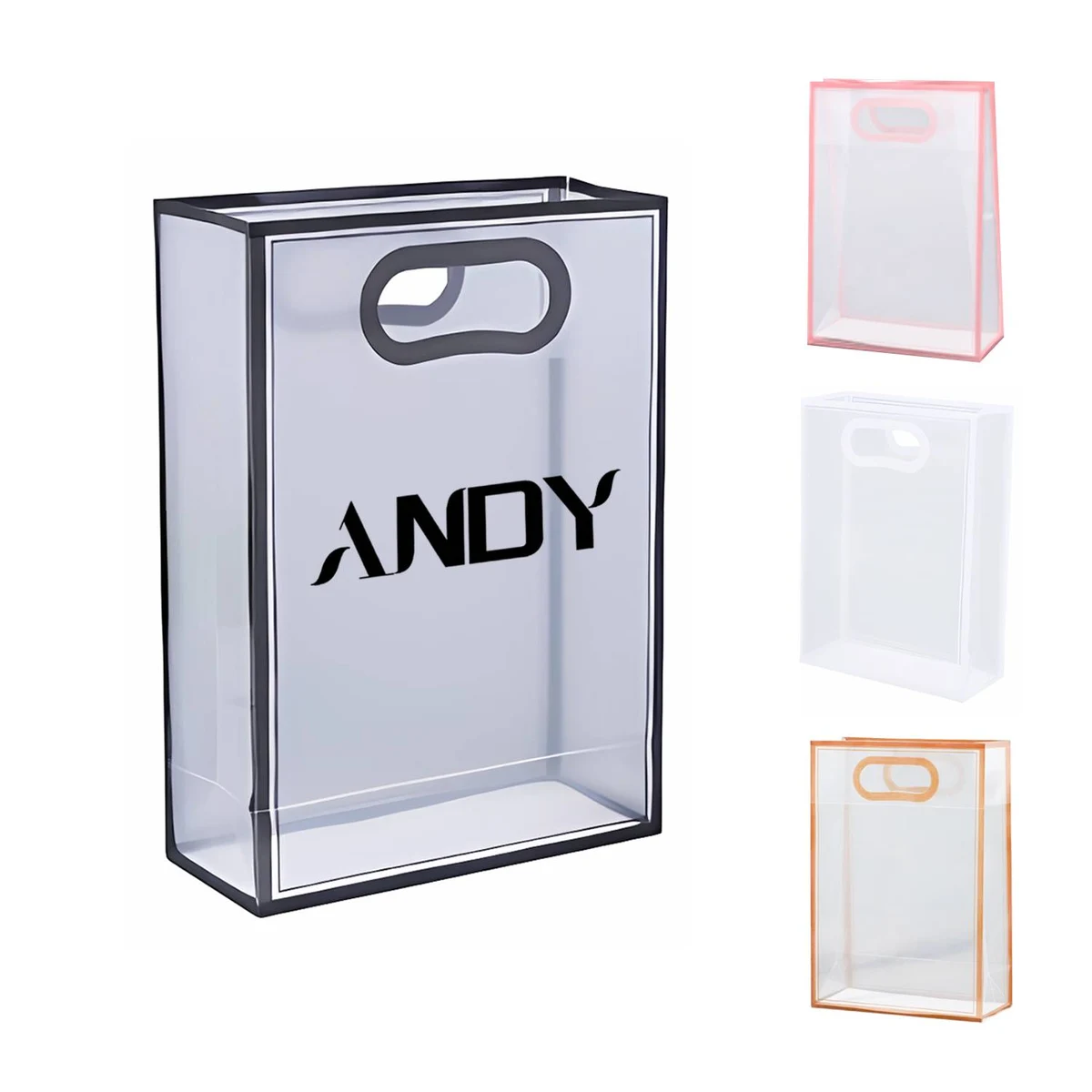 Transparent Clear Frosted Die Cut Pp Tote Bag 1