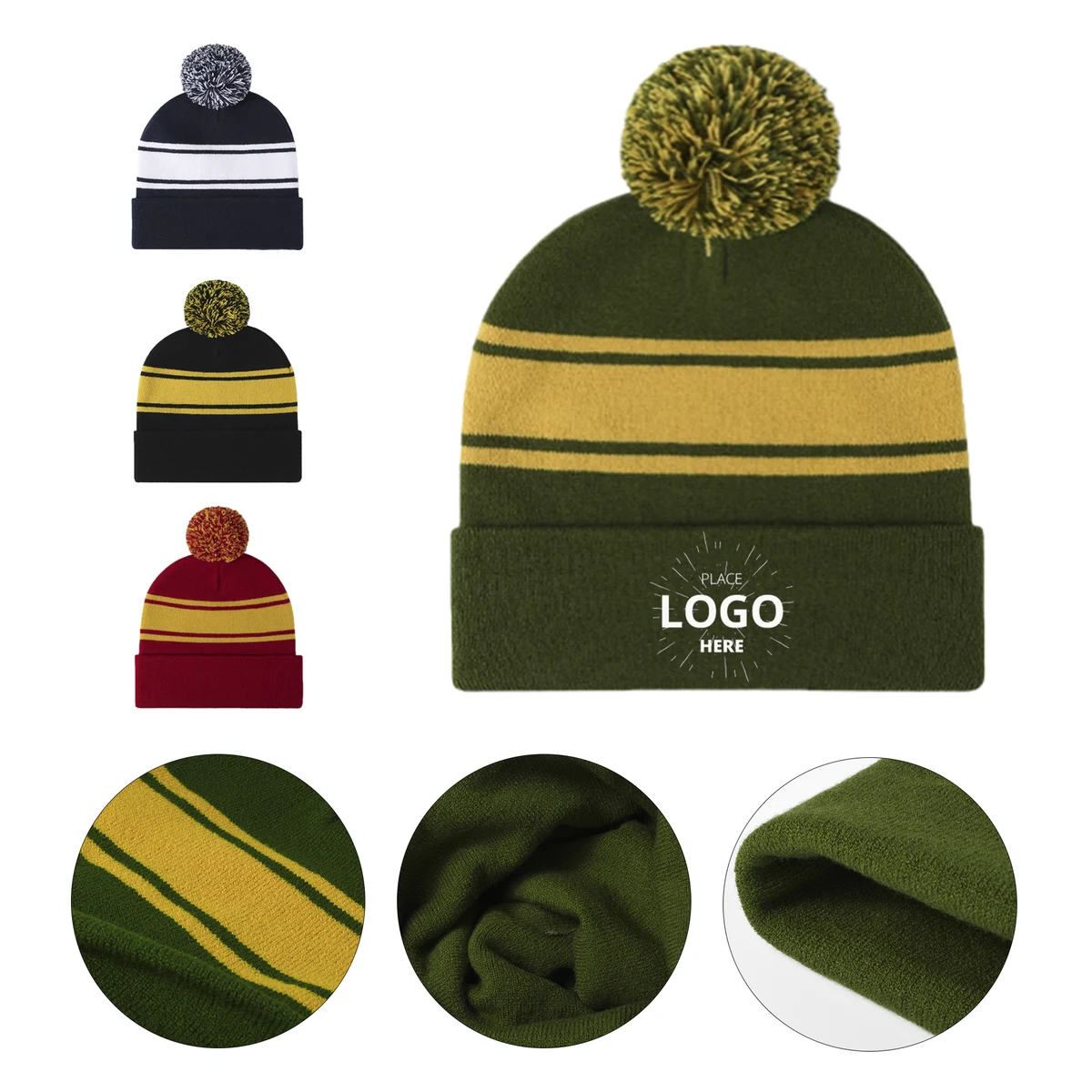 Unisex Beanie Soft Knit Hat Winter Skull Caps 1