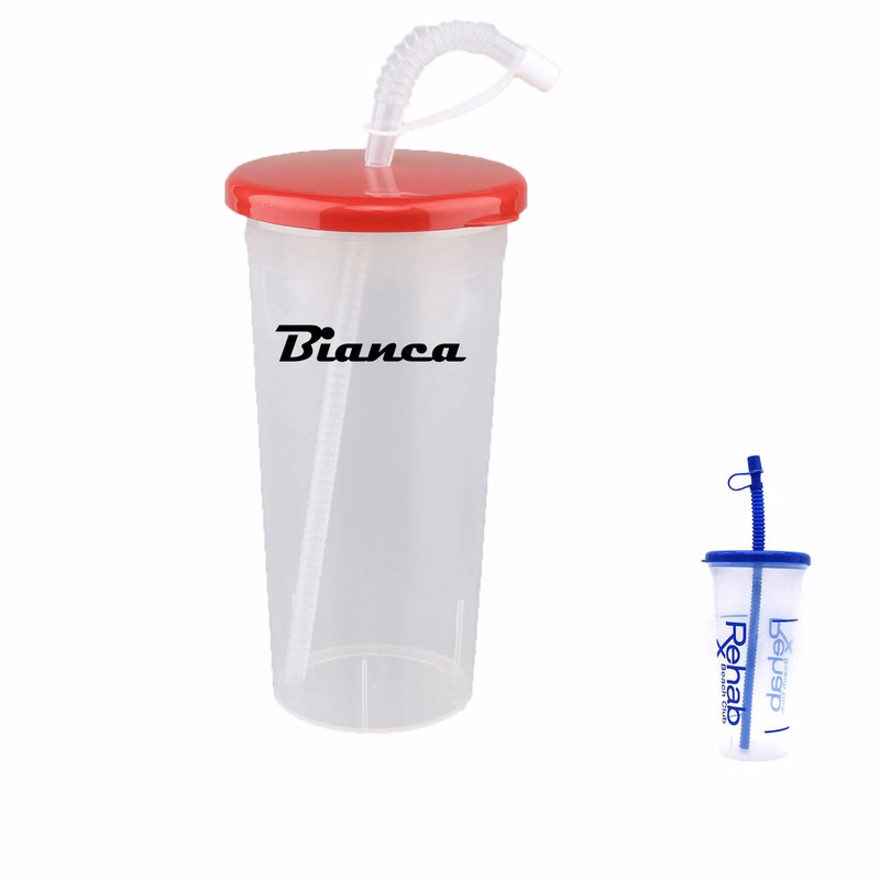 20oz Portable Straw Space Cup