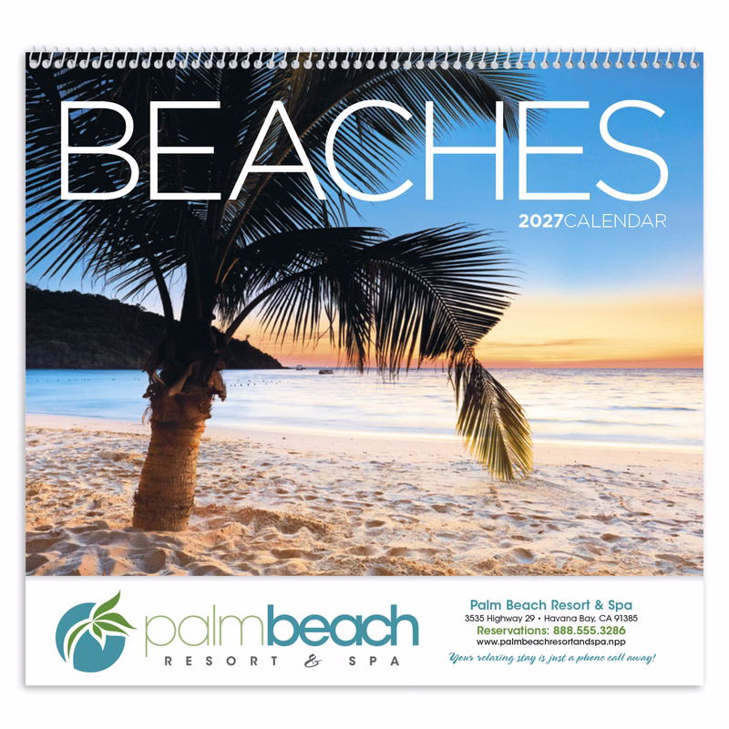 Triumph® Calendars Beaches Calendar