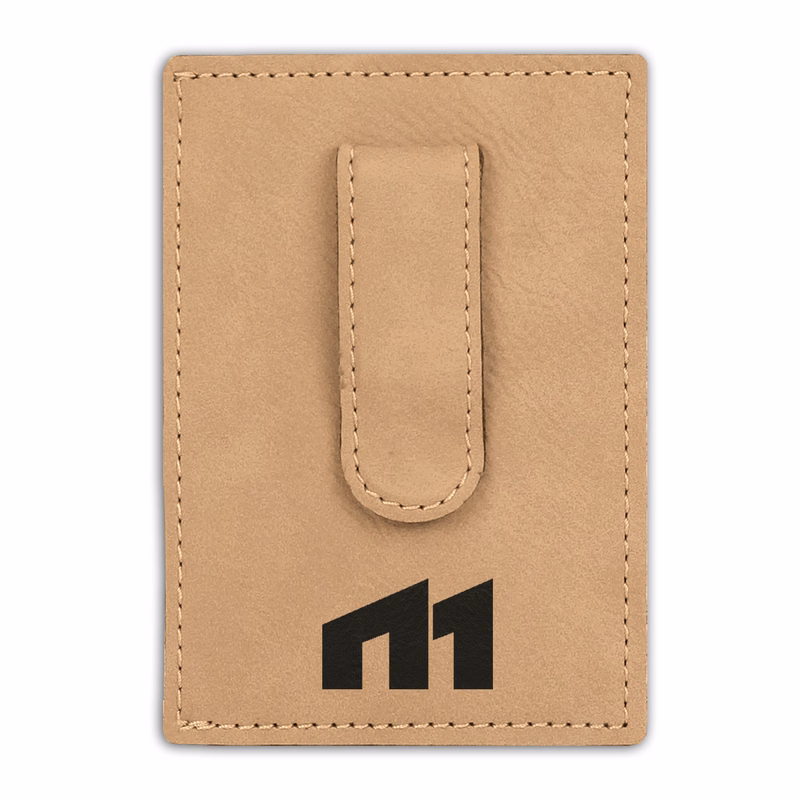 Leatherette Wallet Clip (4" x 2 3/4")