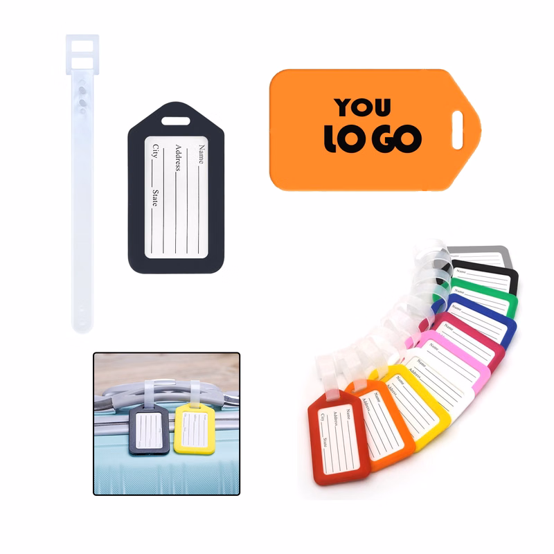 Candy Colored Luggage Tag