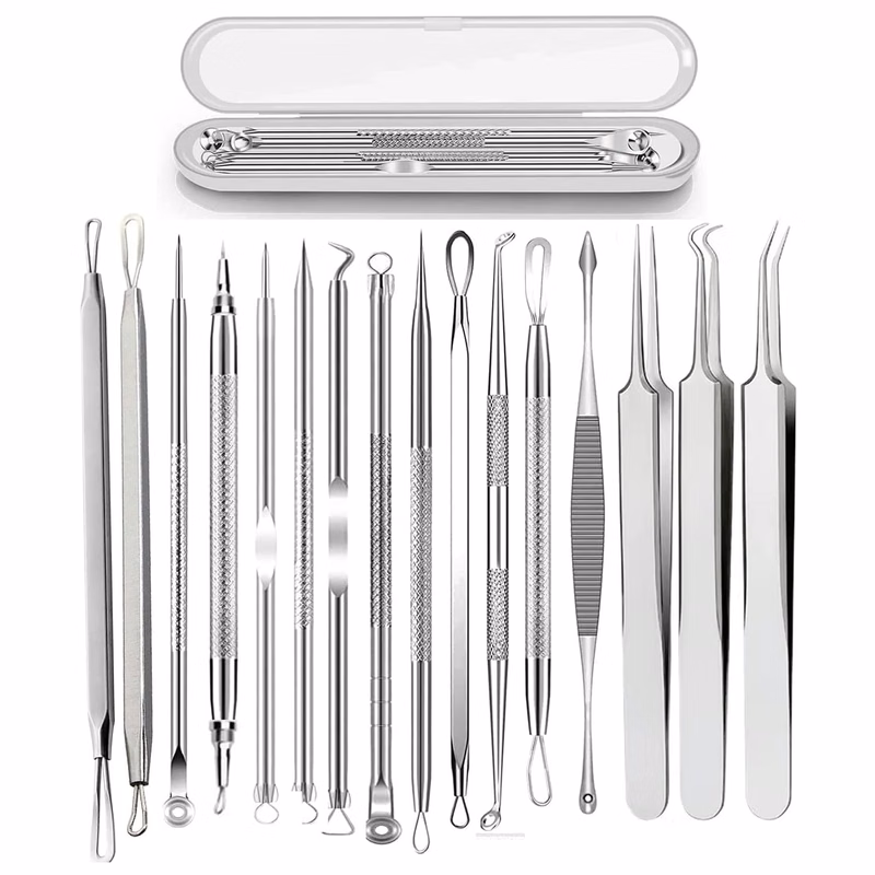 Blackhead Remover 16pcs Kit with Portable Box