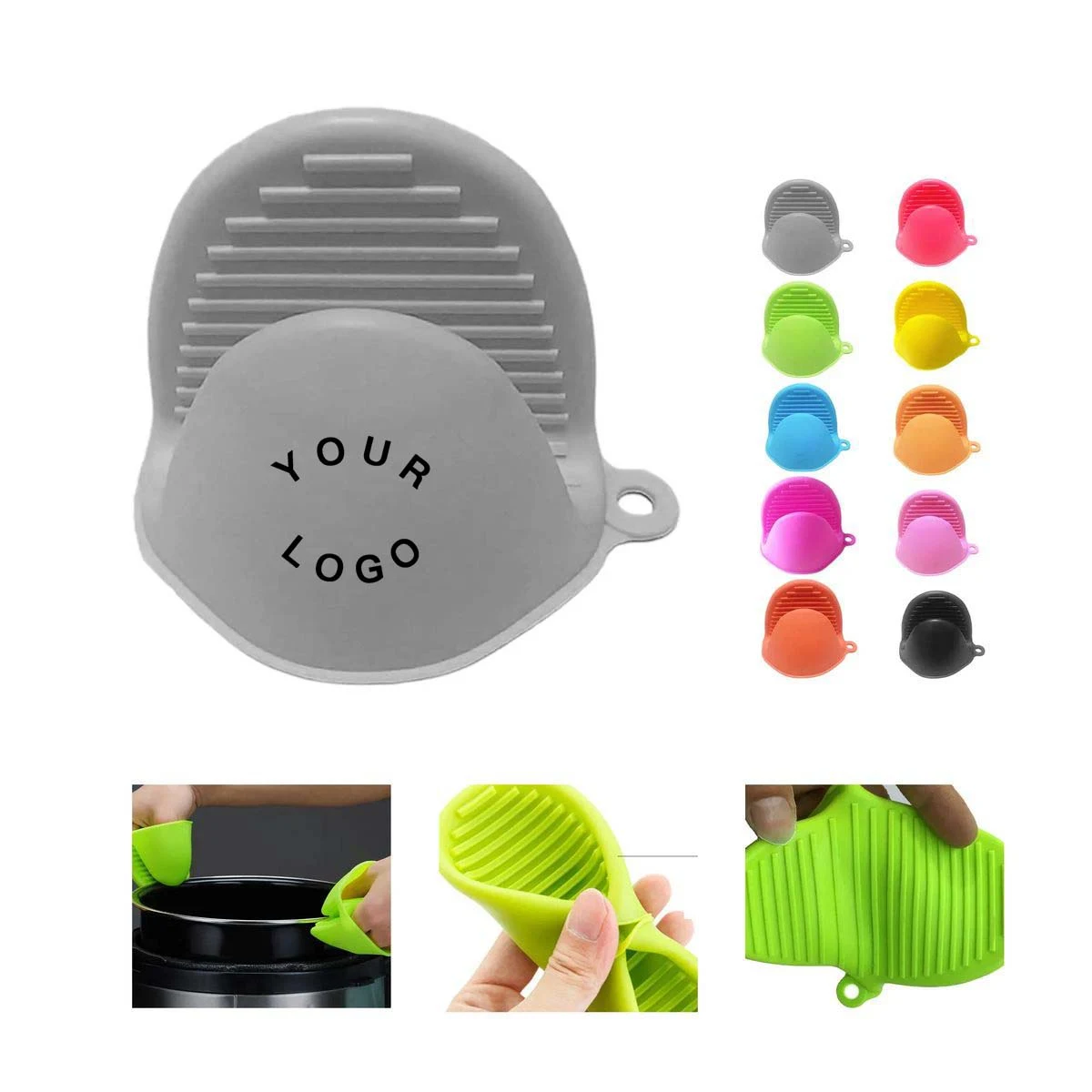 Heat Resistant Silicone Mitt for Cooking 1