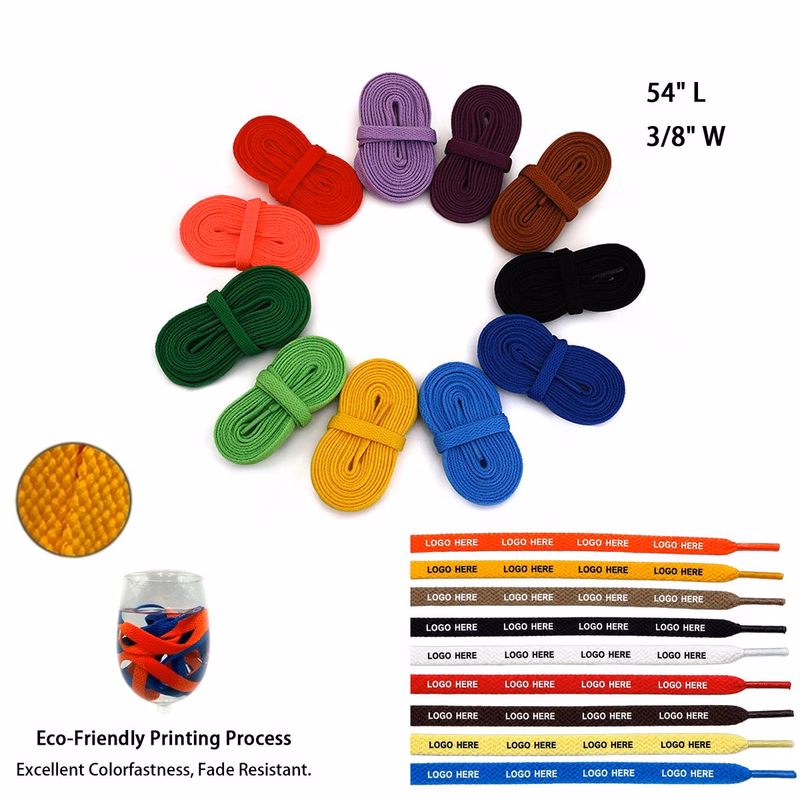 Custom 54" Polyester Shoelaces