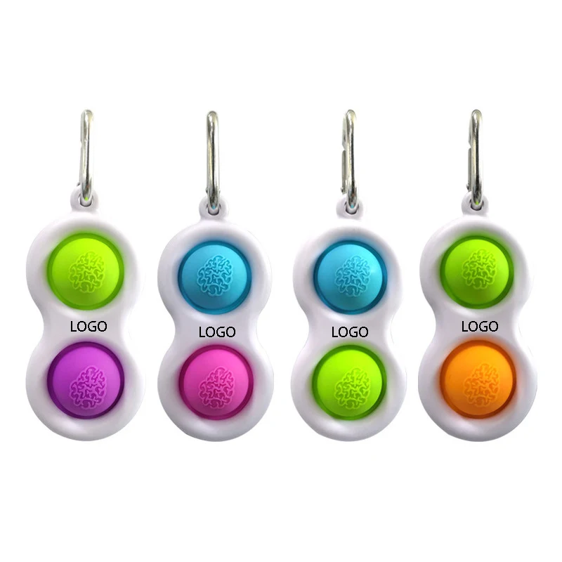 Push Pop Bubble Sensory Fidget Toy Keychain 1