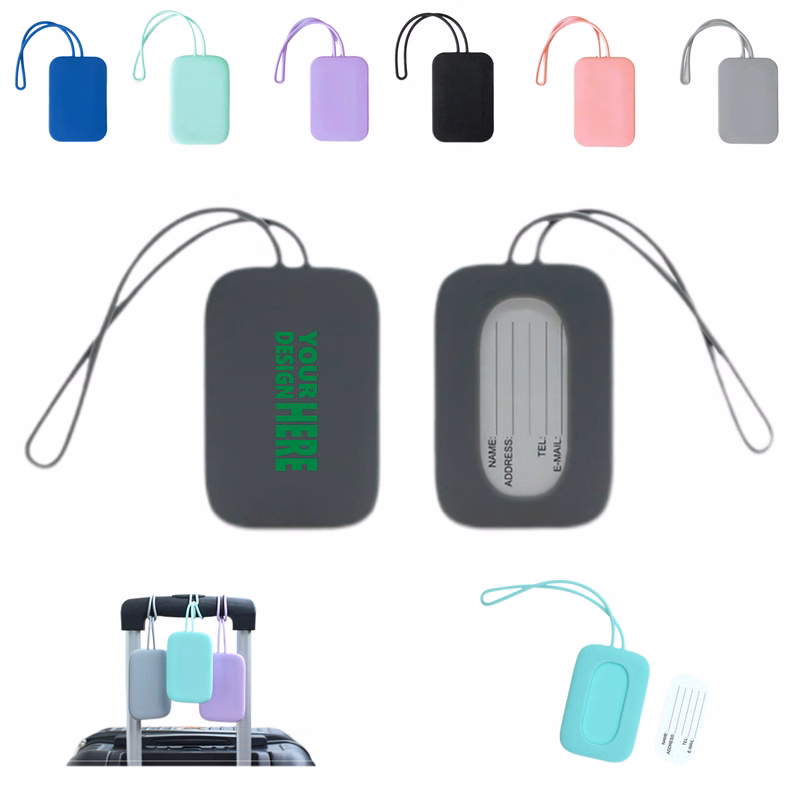 Durable Silicone Travel ID Tag
