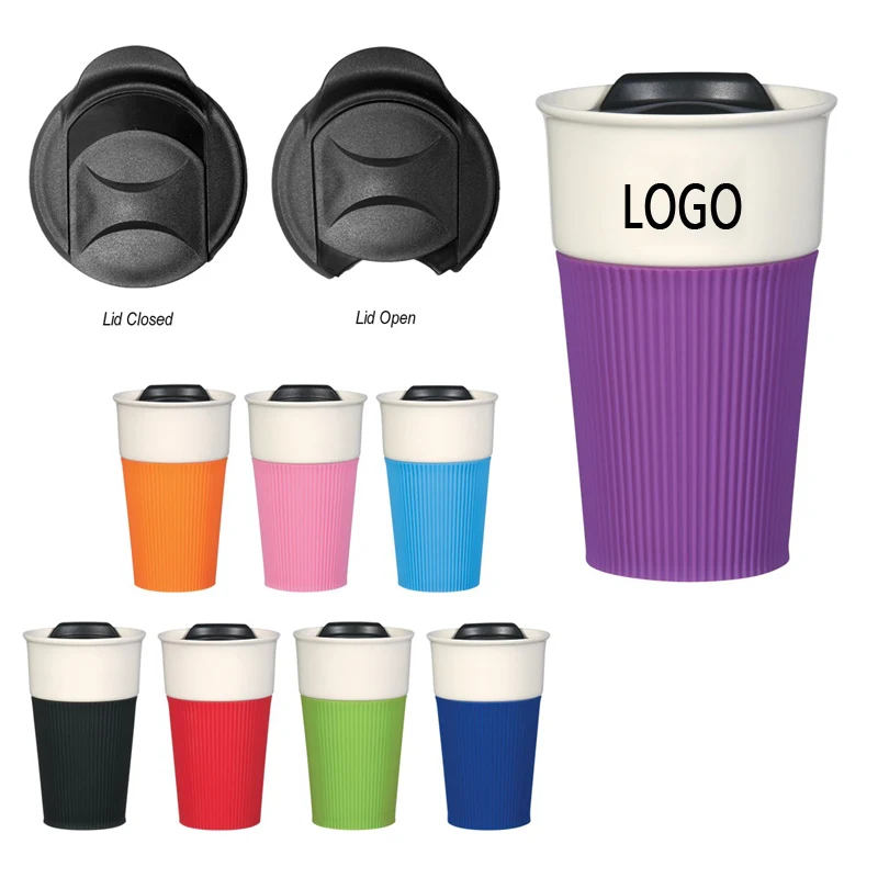 Ceramic Mug With Silicone Sleeve 1